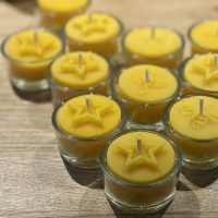 Teelichter aus Bienenwachs